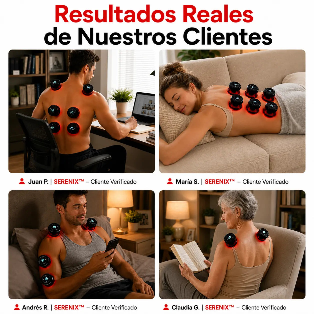 Masajeador de terapia de ventosas inteligentes SERENIX™