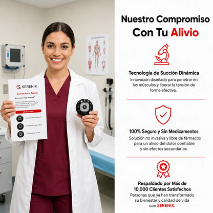 Masajeador de terapia de ventosas inteligentes SERENIX™