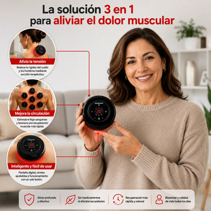 Masajeador de terapia de ventosas inteligentes SERENIX™