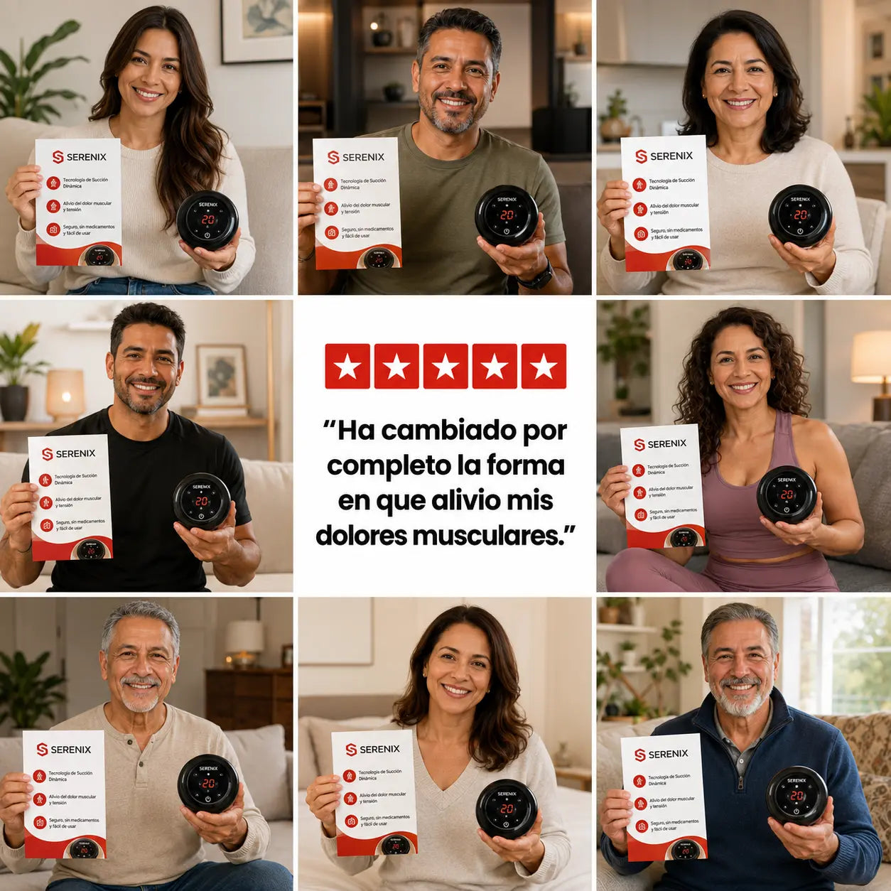 Masajeador de terapia de ventosas inteligentes SERENIX™